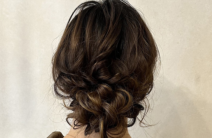 ヘアセットも対応可能